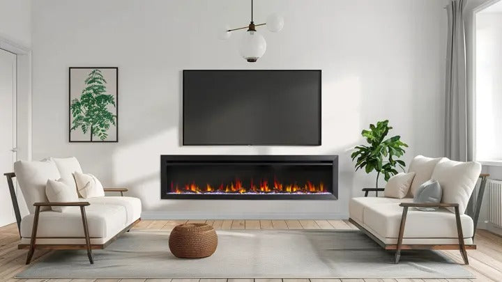 SimpliFire Allusion Slim 60-Inch Electric Fireplace | SF-ALLS60