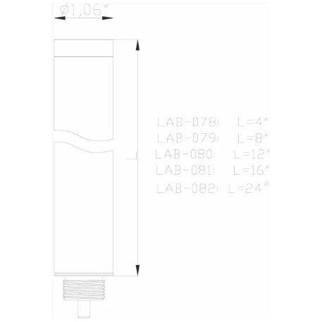 Lumien Accessory, Nano, 4" Quick Connect Riser