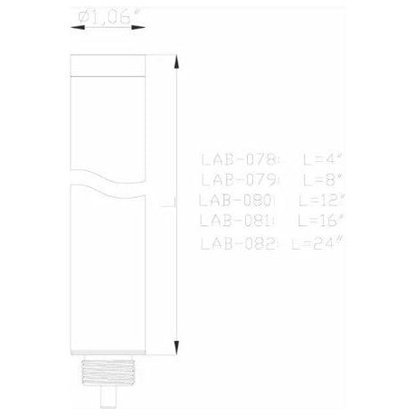 Lumien Accessory, Nano, 8" Quick Connect Riser