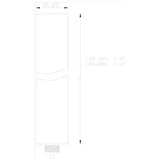 Lumien Accessory, Micro, 14" Quick Connect Bollard Riser