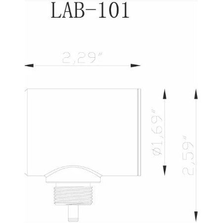 Lumien Accessory, Large, Quick Connect Bollard L-Mount