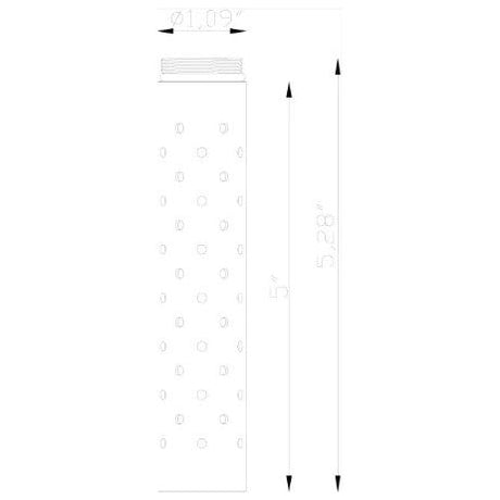 Lumien Nano, Shroud, Extra-Long Perforated Shroud Only, 5"