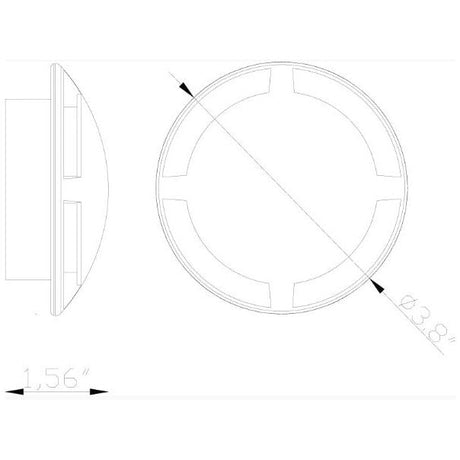 Lumien Macro Light, Recessed, Circular, 360 Accessory