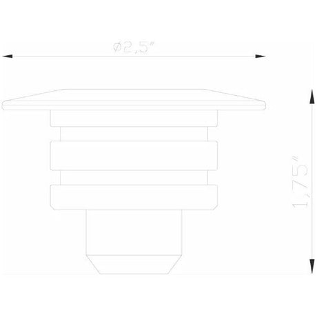 Lumien Accessory, In-Ground Surface Mount, Can be used with Nano, Half Nano, & Nano Spot
