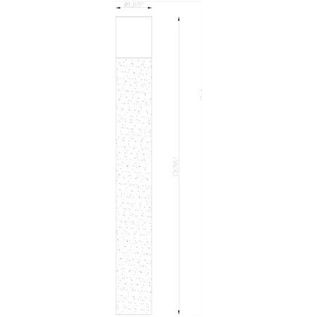 Lumien Accessory, Micro, 13" Glass Rod, Clear With Bubbles