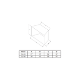 Carol Rose Loft Series Contemporary Outdoor Gas Burner