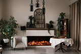 Amantii Fire & Ice LumaForest 48-Inch 3-Sided Built-In Electric Fireplace LF48