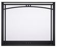 Majestic MANOR42BK Manor overlap front for 42 in. Meridian, black finish
