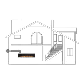 Majestic HEAT-OUT-GAS Heat-Out kit for gas fireplaces