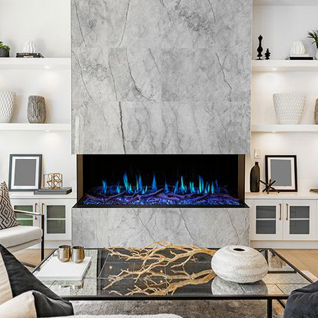 Modern Flames Orion Multi 100" Virtual Fireplace Recessed Mount