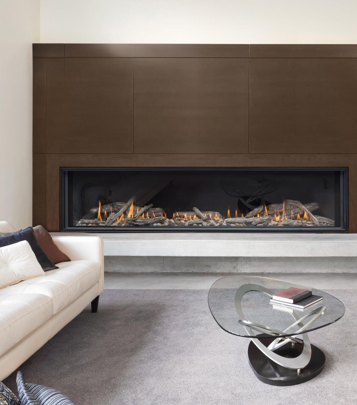 Montigo Distinction 72" Single-Sided Direct-Vent Gas Fireplace - D7215NI-2