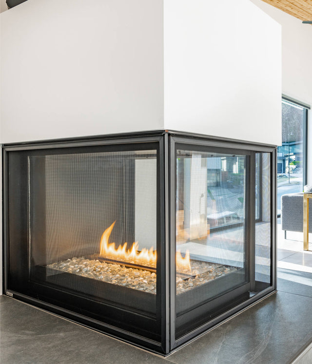 Montigo Divine Pier 38 Contemporary Multi-Sided Direct-Vent Gas Fireplace - HL38PF