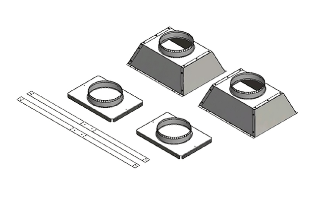 Napoleon 62/74 Vector Series Ducted Heat Management Termination Plates DHMTP6274