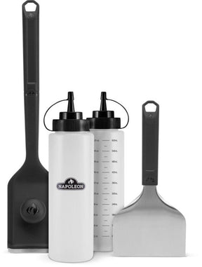 Napoleon GATL013 cleaning kit with scraper, scouring brush and two bottles