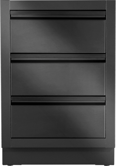 Napoleon IM-2DC-MK-1 OASIS cabinet with two drawers and a false top drawer front
