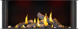 Napoleon Tall Bay Luxuria 50 three-sided direct vent gas fireplace
