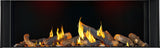 Napoleon Tall Bay Luxuria 62 three-sided direct vent gas fireplace