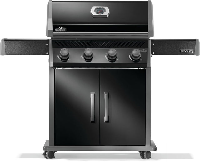 Napoleon R525PK-2 black Rogue 525 propane grill with four main burner controls