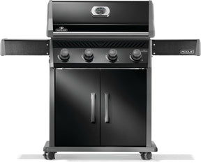 Napoleon R525NK-2-SS black Rogue 525 natural gas grill, closed front view