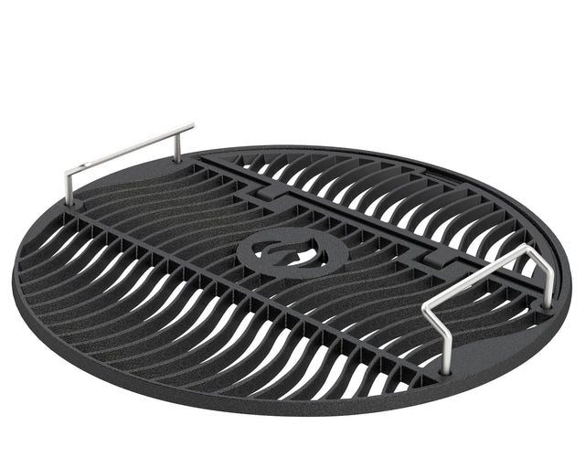 Napoleon S83019 hinged cast iron cooking grid for compatible 18-inch kettles