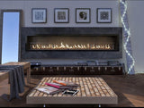 NetZero Ethanol Fireplace Planika Renew Fire Line Automatic - Vent Free - No Chimney - Real Flames