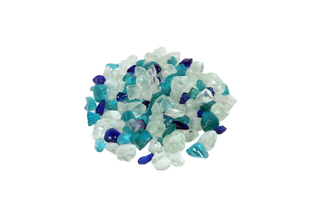 Amantii Ocean Blue Fire Glass Media 5 lb | AMSF-GLASS-16