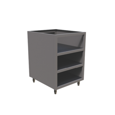 Challenger In-Stock 24" open triple shelf cabinet