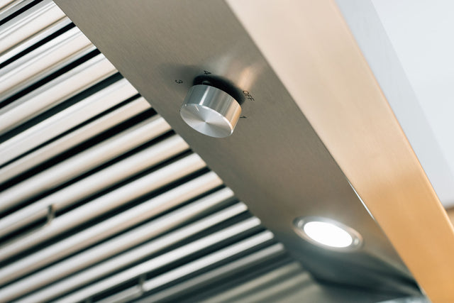 Summerset outdoor vent hood over a built-in grill