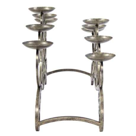 Pilgrim - 30" Distressed Bronze Brighton Candelabra