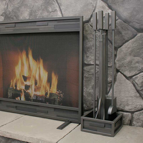 Pilgrim - 32" 4-Piece Natural Iron Lanier Tool Set