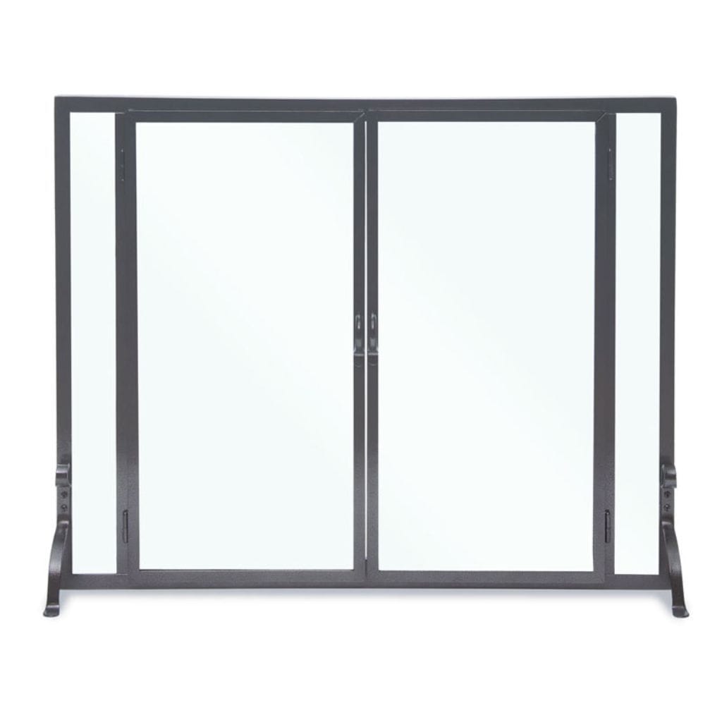 Pilgrim - 39" Black FGND Full Height Door Glass