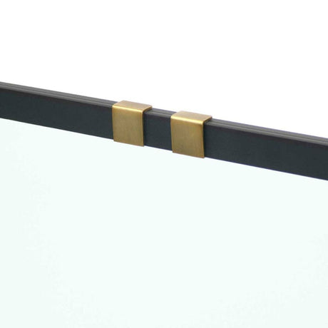 Pilgrim - 39" Black Valiant Single Panel Glass