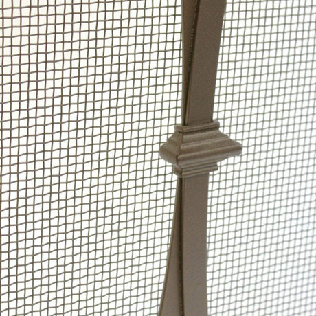 Pilgrim - 39" Burnished Bronze Addison Single Panel Screen