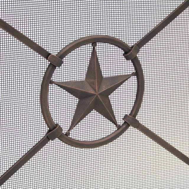 Pilgrim - 40" Distressed Bronze Western Star Single Panel