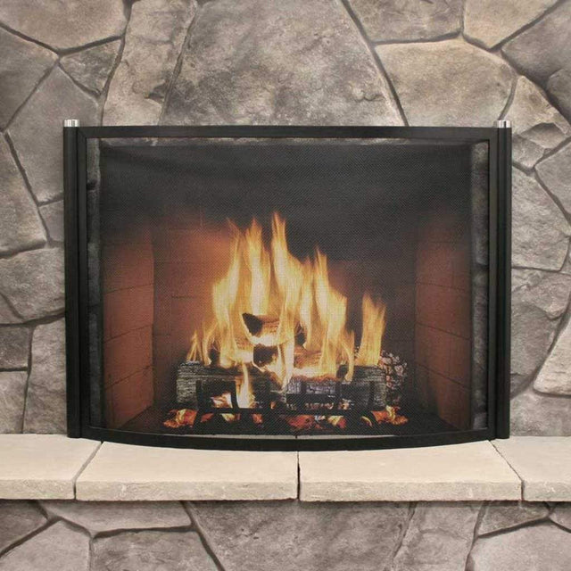 Pilgrim - 44" Black Metro Bowed Screen