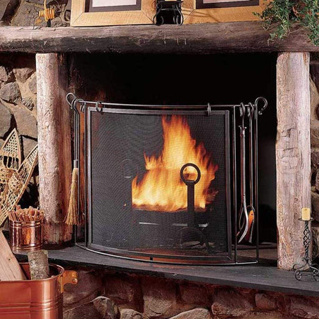 Pilgrim - 48" Vintage Iron Screen with Tools