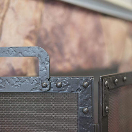 Pilgrim - 49" Forged Iron Folding Screen