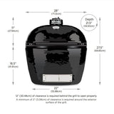 Primo Oval XL 400 Ceramic Kamado Grill  - PGCXLH