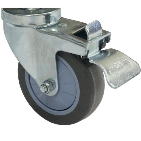 Primo All-In-One cradle locking caster detail
