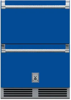 Hestan 24-Inch 5.2 Cu. Ft. Outdoor Rated Refrigerator and Freezer Drawer with Lock