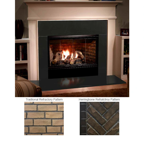 Majestic Reveal 42 B-Vent Gas Fireplace - RBV4842