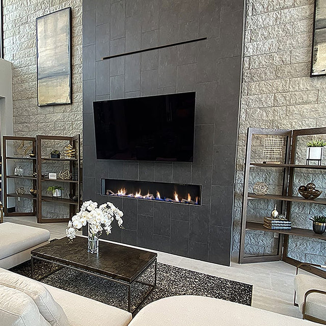 SÓLAS SEVENTY2 Slim-Line Built-In Gas Fireplace - Single-Sided