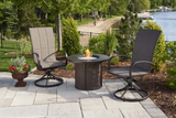 The Outdoor GreatRoom Company Stonefire Brown Gas Fire Table -  SF-32-K