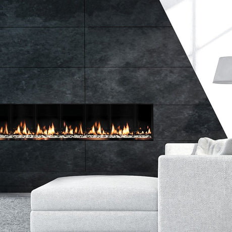 SÓLAS SIXTY0 - Single-Sided Silm-Line Built-In Gas Fireplace