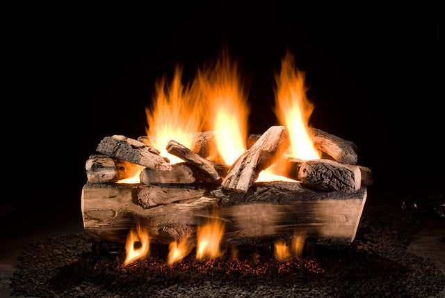 Hargrove 36 Inch Stacked Large Vented Log Set Pilot and Variable Remote - 36CNDS1F8