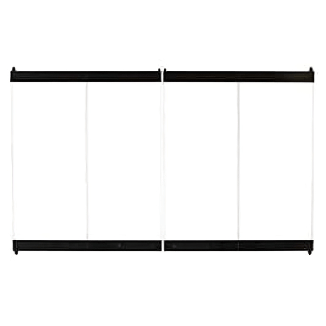 Superior 38-inch Black Bi-Fold Glass Door for WRT3538 Wood Burning Fireplace 38LBF