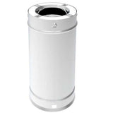 Superior 48-inch Stainless Steel Chimney Pipe for Snap-Pak 6-inch Wood-Burning Chimney System 6SPS48