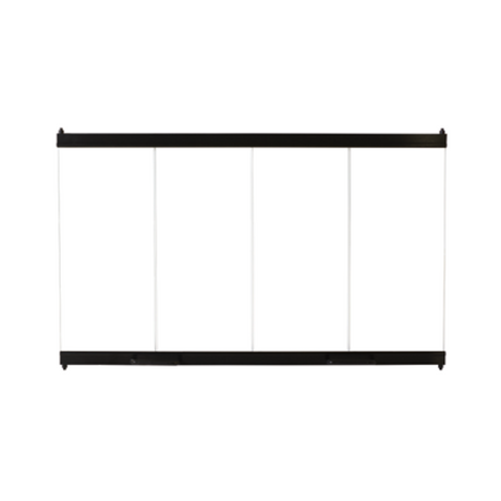 Superior BDMO42E 42 in. Mosaic masonry bi-fold glass door, ebony finish