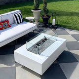 The Outdoor Plus 48" Del Mar Concrete Gas Fire Pit
