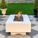 The Outdoor Plus 60" Del Mar Concrete Gas Fire Pit